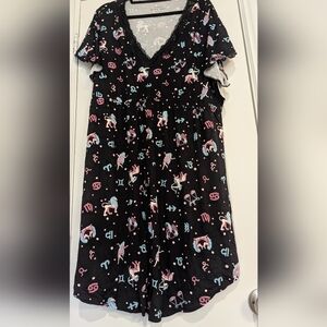 Torrid Zodiac Print Black Dress Size 4
